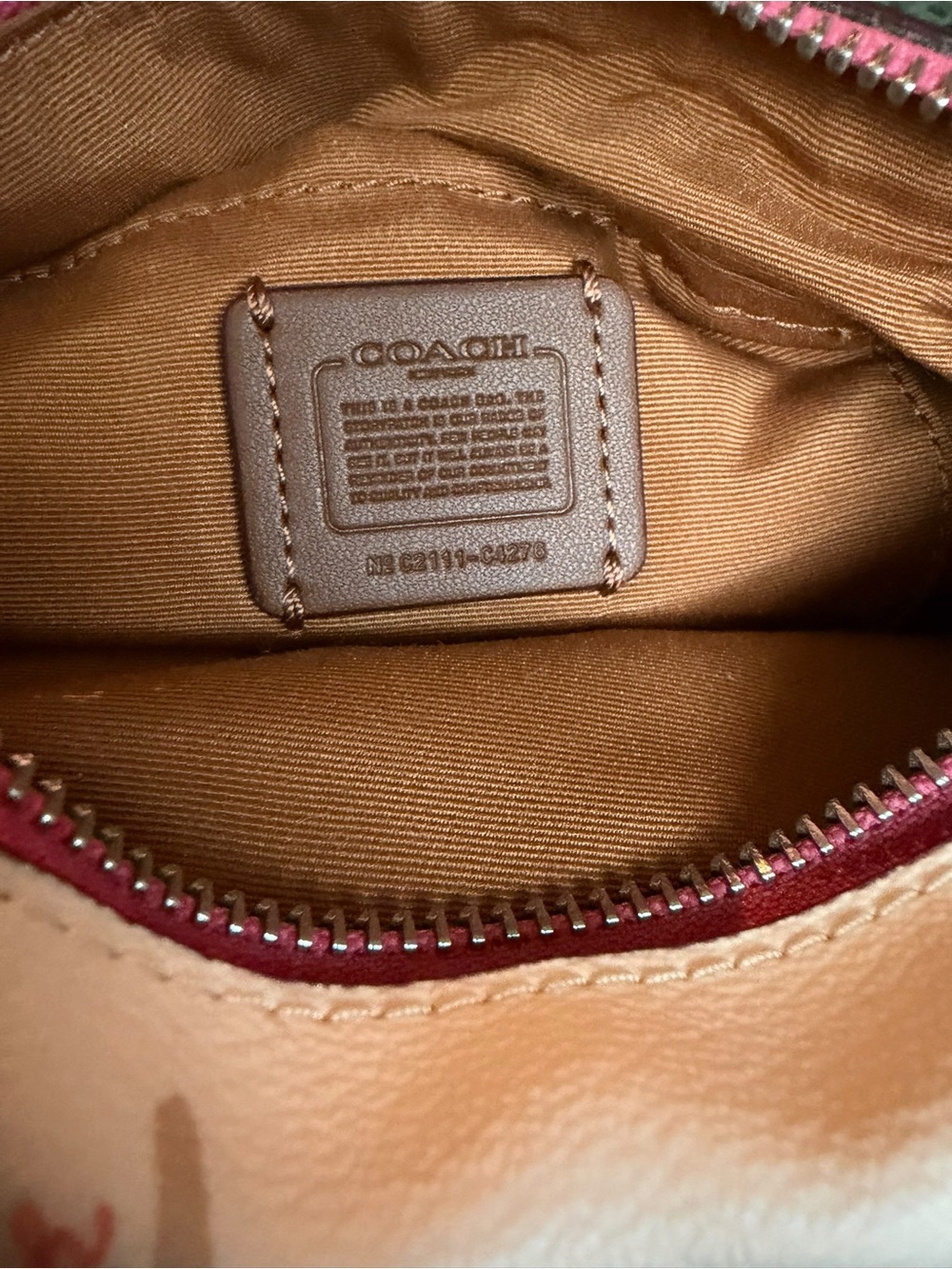 🌟Coach 💓Pink and Cream Authentic Leather Popsicle “Chalk Multi” MINT Belt Bag - Picture 8 of 16